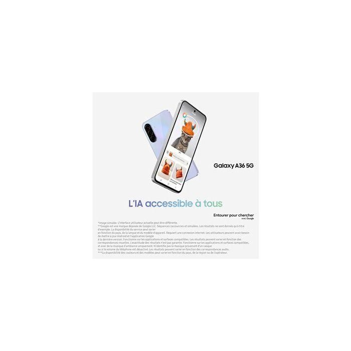 Smartphone Samsung Galaxy A36 6GB/ 128GB/ 6.7"/ 5G/ Negro 2 Smartphone Samsung Galaxy A36 6GB/ 128GB/ 6.7"/ 5G/ Negro 2