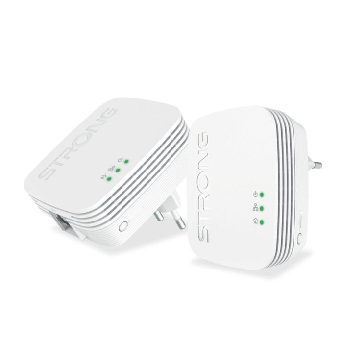 Strong POWERL600DUOMINI Adaptador de red PowerLine 600 Mbit/s Gigabit Ethernet Blanco Pack de 2 Strong POWERL600DUOMINI Adaptador de red PowerLine 600 Mbit/s Gigabit Ethernet Blanco Pack de 2