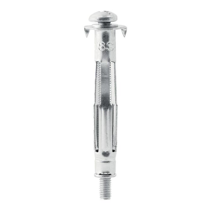 Rapid Taco de expansión metálico Ø8x46 tornillo m4x58, resistencia 25 kg, especial pladur, 10 unid Rapid Taco de expansión metálico Ø8x46 tornillo m4x58, resistencia 25 kg, especial pladur, 10 unid