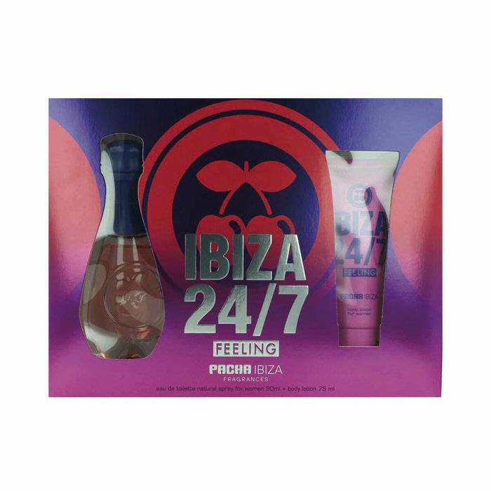 Pacha PACHA IBIZA FEELING LOTE 2 pz Cofre de Regalo para Mujer Eau de Toilette 80 ml + Loción Corporal 75 ml FloralFrutal