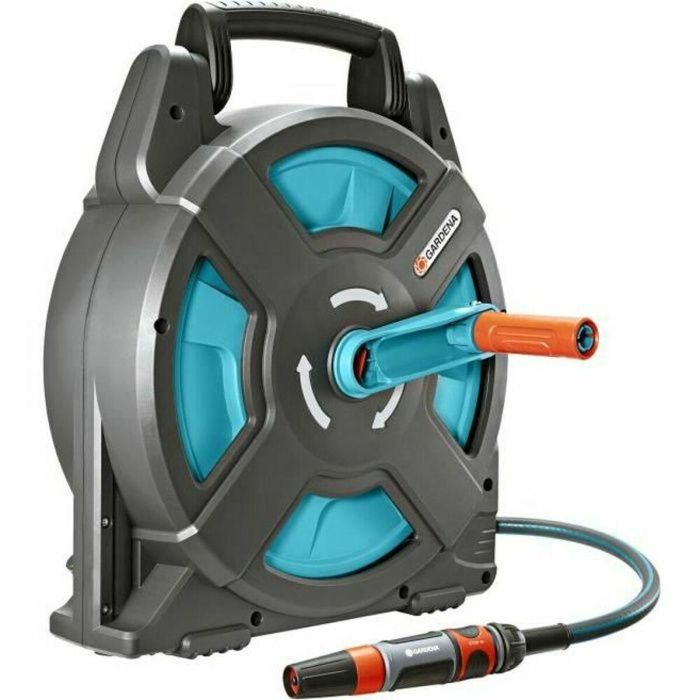 Gardena Compact15 Classic Enrollador de Manguera Portátil con Manguera 15m (Ø 11mm) y Conexión Grifo 5 Gardena Compact15 Classic Enrollador de Manguera Portátil con Manguera 15m (Ø 11mm) y Conexión Grifo 5