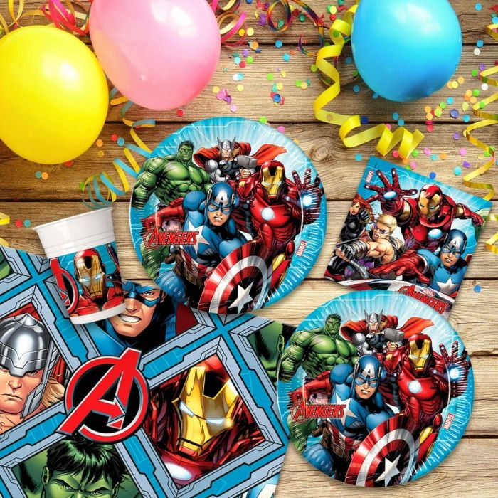 Set Artículos de Fiesta The Avengers 37 Piezas 2 Set Artículos de Fiesta The Avengers 37 Piezas 2