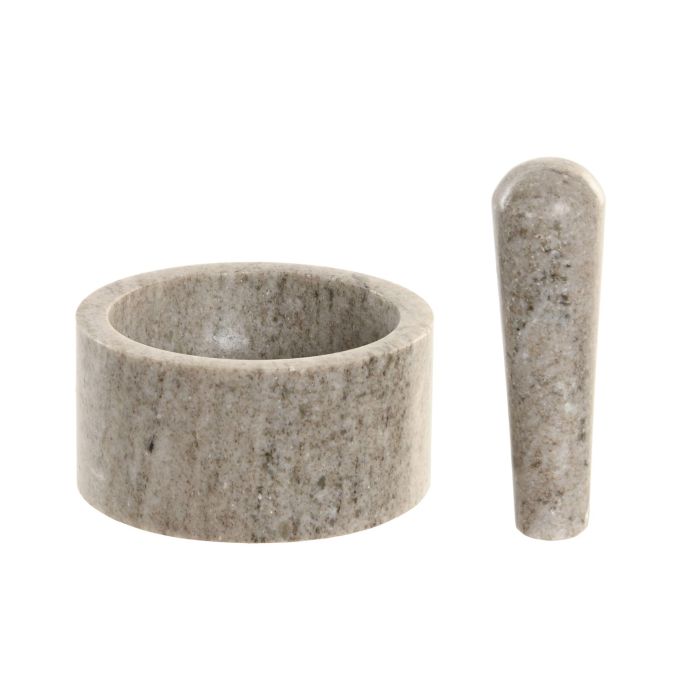 Mortero Moderno DKD Home Decor Beige 12.5 x 7.5 x 12.5 cm 2 Mortero Moderno DKD Home Decor Beige 12.5 x 7.5 x 12.5 cm 2