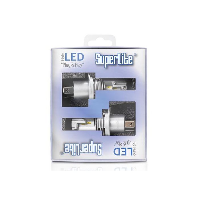 Kit Halo Led H4 Plug & Play Superlite BOM12311 3 Kit Halo Led H4 Plug & Play Superlite BOM12311 3