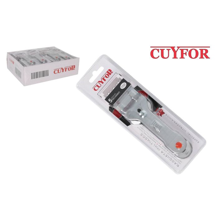 Rasqueta Vitro con Cuchilla +5 - Cuyfor (24 Unidades) Rasqueta Vitro con Cuchilla +5 - Cuyfor (24 Unidades)