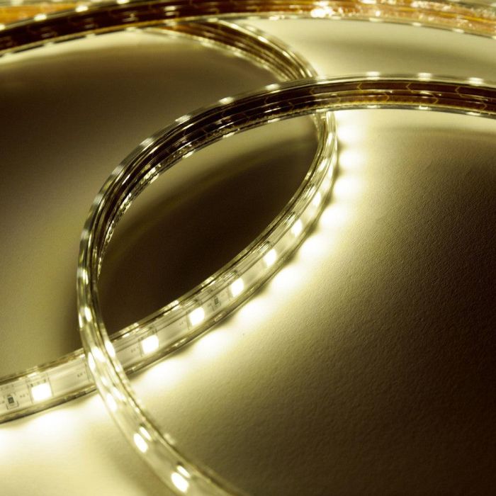 Tira de 60 LEDs/M 500W 42.000Lm 6000ºK SMD5050 220VAC IP65 x50M 40.000H  [HO-220-60-50M-CW] 12
