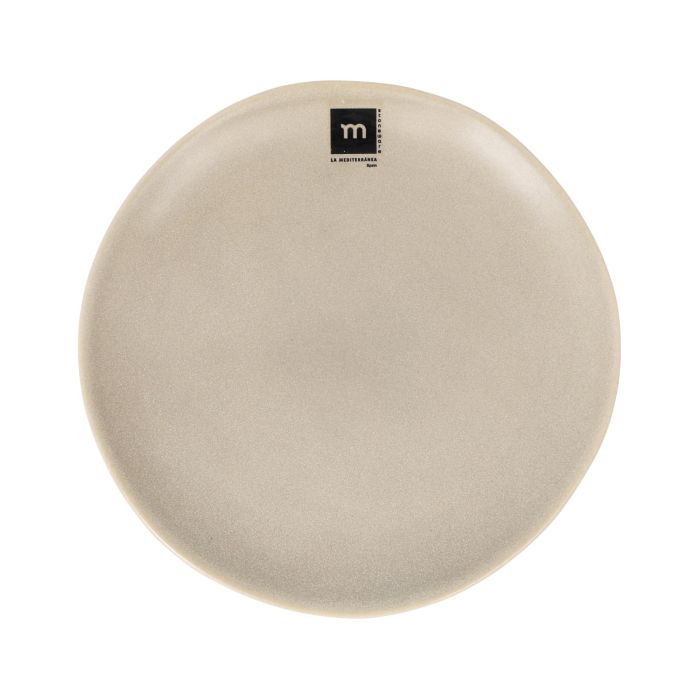 La Mediterranea Plato 20.5 cm "Alerre" Md, Plato de 20.3 cm de diametro por 2.2 cm de altura, Peso 12 kg por caja (486 g por plato) (24 Unidades)