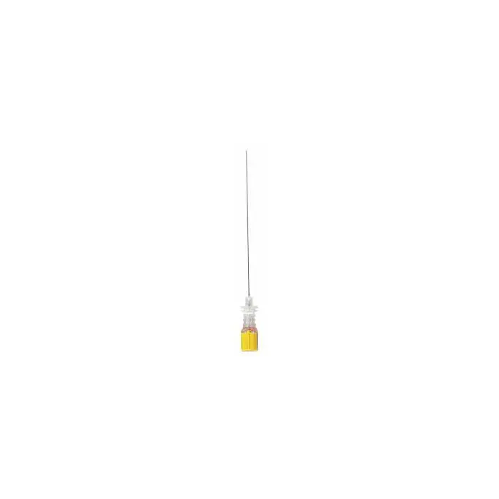 B. Braun Aguja Espinal Spinocan 20G x 0,9x88 mm Amarillo - Aguja para Anestesia Intradural - 25 Unidades