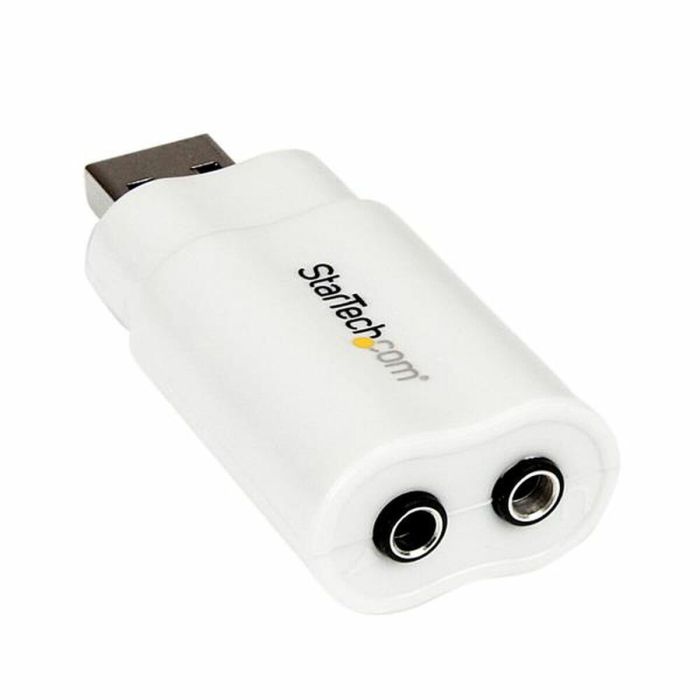 Tarjeta de Sonido Externa USB Startech ICUSBAUDIO Blanco 3