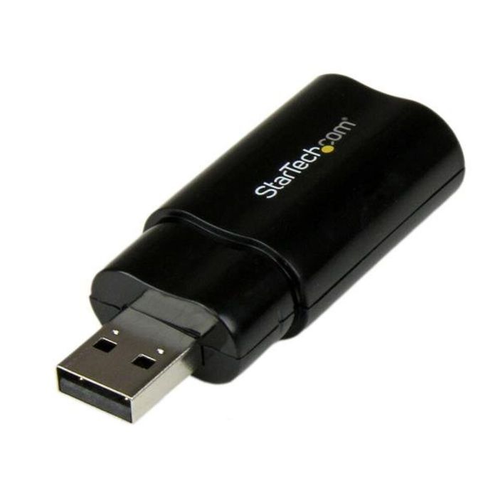 Tarjeta de Sonido Externa USB Startech ICUSBAUDIOB Negro 3