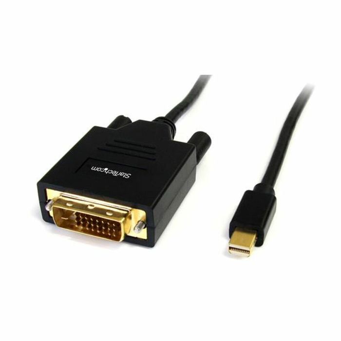 Adaptador Mini DisplayPort a DVI Startech MDP2DVIMM6 (1,8 m) Negro 1.8 m