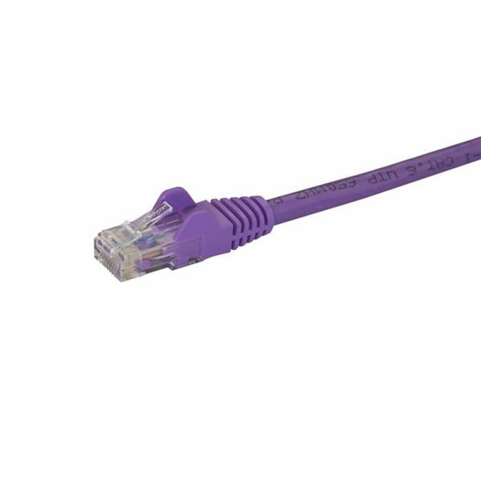 Cable de Red Rígido UTP Categoría 6 Startech N6PATC10MPL 10 m Morado Púrpura 1
