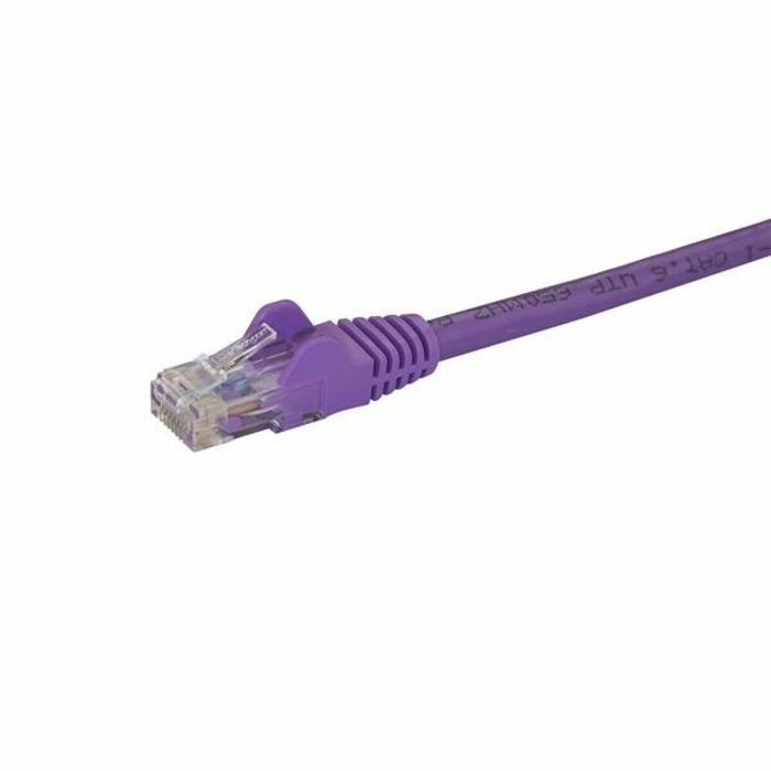 Cable de Red Rígido UTP Categoría 6 Startech N6PATC50CMPL Lila Morado Púrpura 50 cm 1