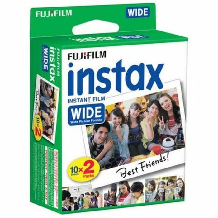 Pack de Tinta y Papel Fotográfico Fujifilm INSTAXWIDE10X2