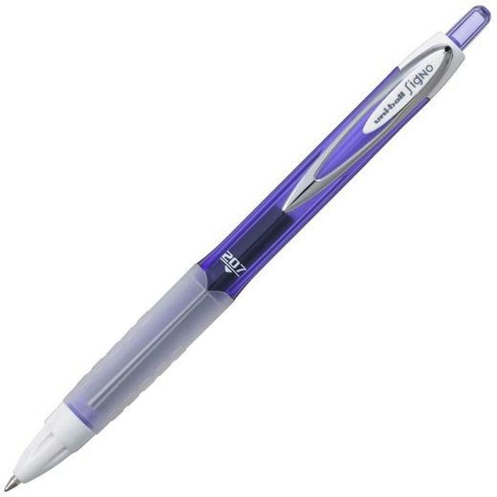 Uniball rollerball signo umn-207f retráctil violeta -12u- Uniball rollerball signo umn-207f retráctil violeta -12u-