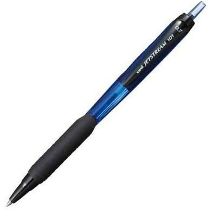 Boligrafo de tinta líquida Uni-Ball Rollerball Jestsream SXN-101 Azul (12 Piezas)