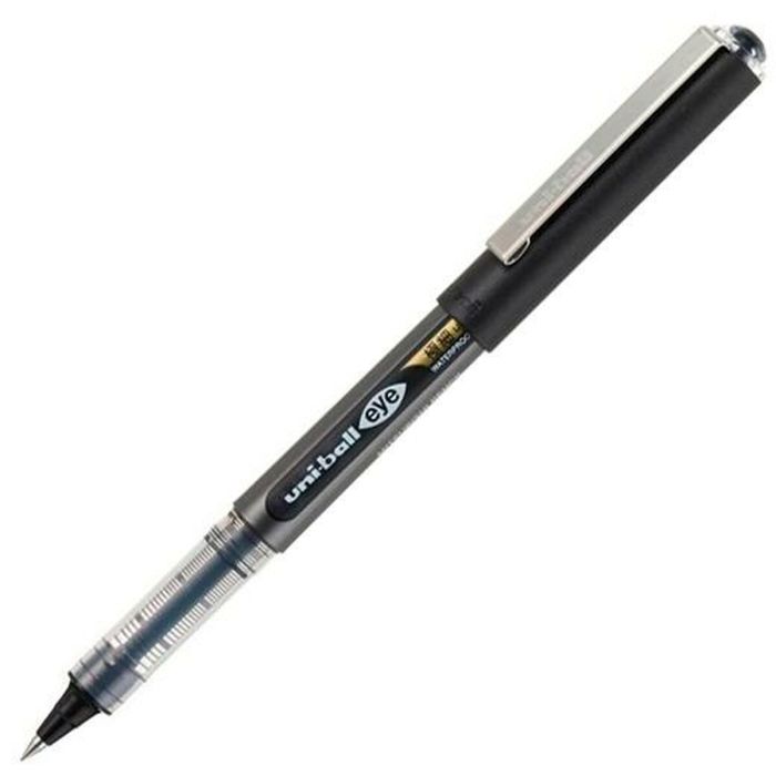 Boligrafo de tinta líquida Uni-Ball Eye Ultra Micro UB-150-38 Negro (12 Piezas)