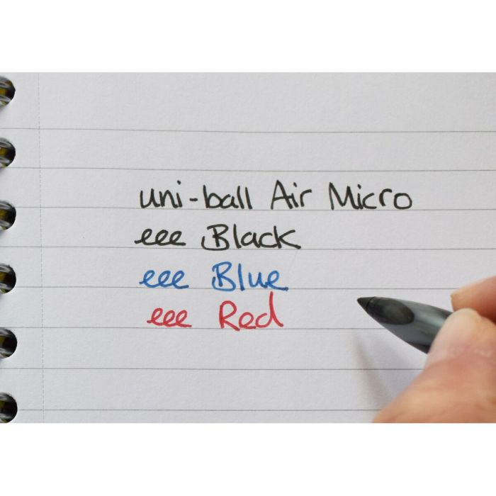 Bolígrafo de tinta líquida Uni-Ball Air Micro UBA-188-M Rojo 12 Unidades 3