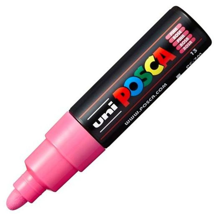 Marcador POSCA PC-7M Rosa (6 Unidades) 1