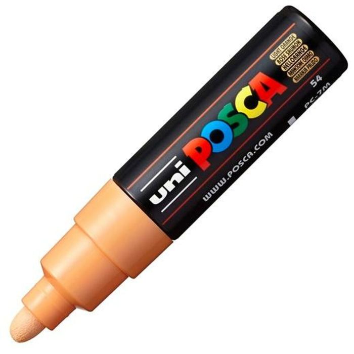 Rotuladores POSCA PC-7M Light Naranja 6 Unidades 1