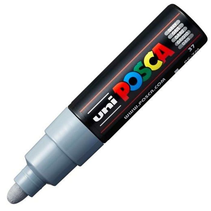 Marcador POSCA PC-7M Gris (6 Unidades) 1