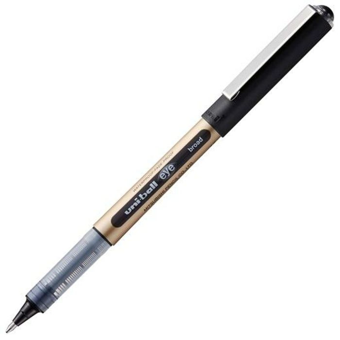 Bolígrafo de tinta líquida Uni-Ball Rollerball Eye Broad UB-150 Negro 12 Unidades 1