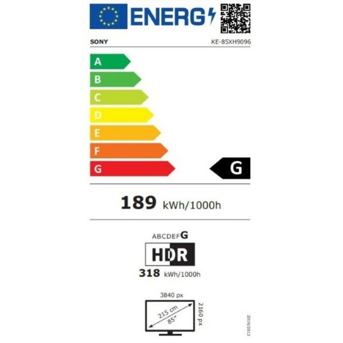 Smart TV Sony KE85XH9096BAEP 4K Ultra HD 85" Android TV FullArray 1 Smart TV Sony KE85XH9096BAEP 4K Ultra HD 85" Android TV FullArray 1