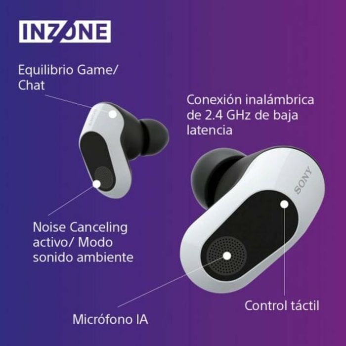 Auriculares con Micrófono Sony WF-G700N Blanco Negro/Blanco 1