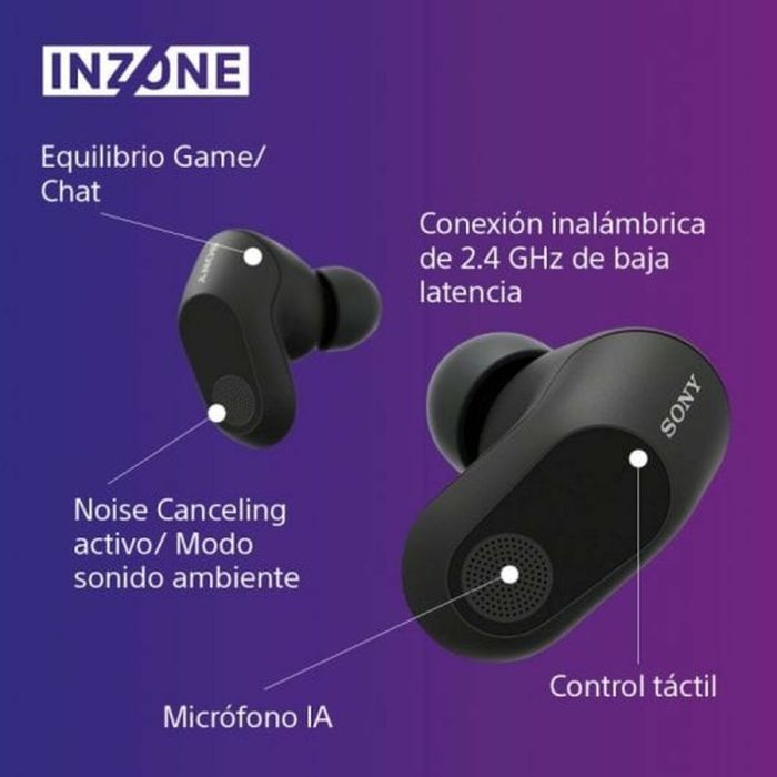Auriculares con Micrófono Sony Inzone Negro 4