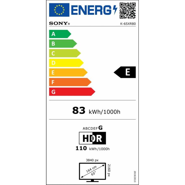 Smart TV Sony K65XR80 4K Ultra HD 65" LED HDR OLED 1