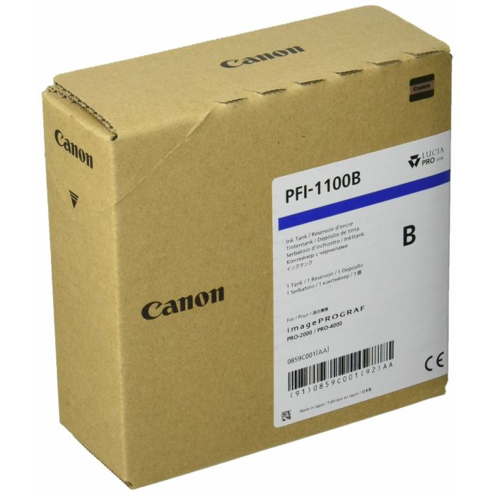 Canon ipf pro2000/4000/4000s/6000s cartucho azul pfi-1100b