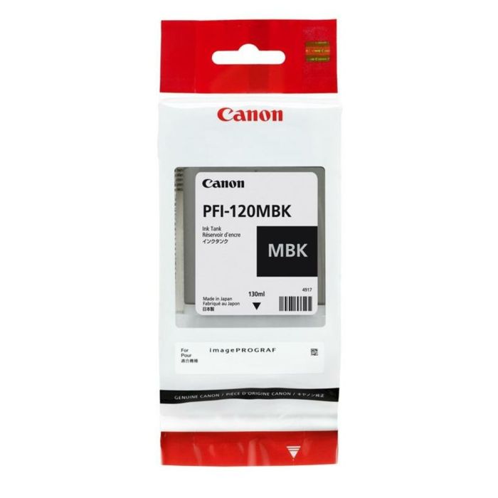 Canon Tinta Negro Mate Tm - 200 , 205 , 300 , 305 - Pfi-120 Mbk