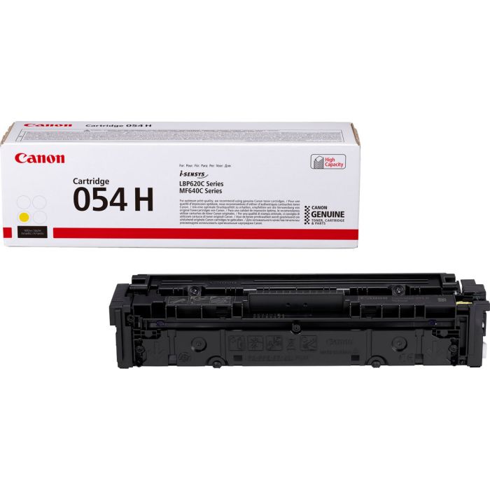 Canon Toner Amarillo I-Sensys Lbp621Cw, 623Cdw, 623Cw - I-Sensys Mf641Cw, 643Cdw, 645Cx - 054H