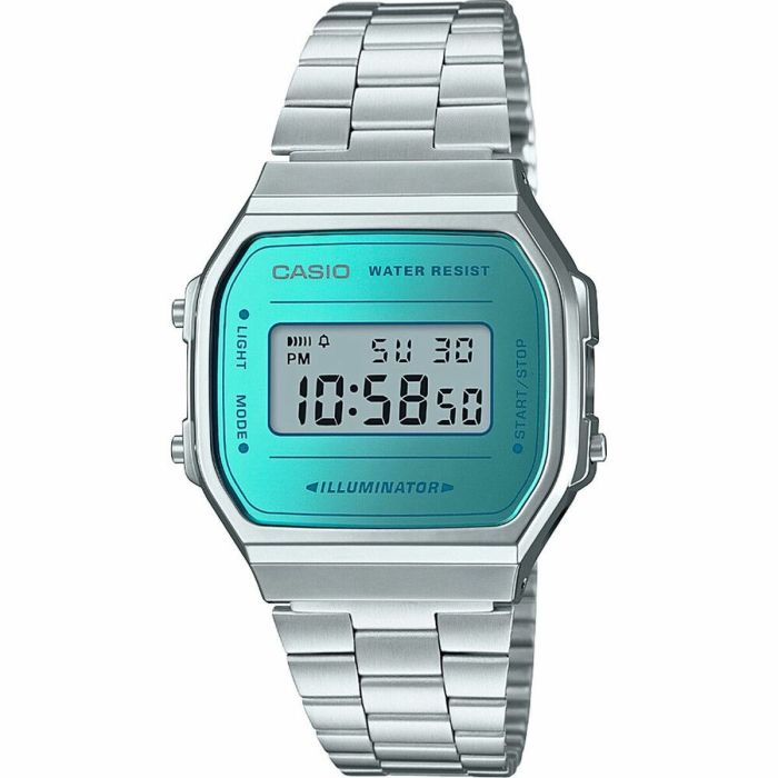 Reloj Hombre Casio A168WEM-2EF Plateado