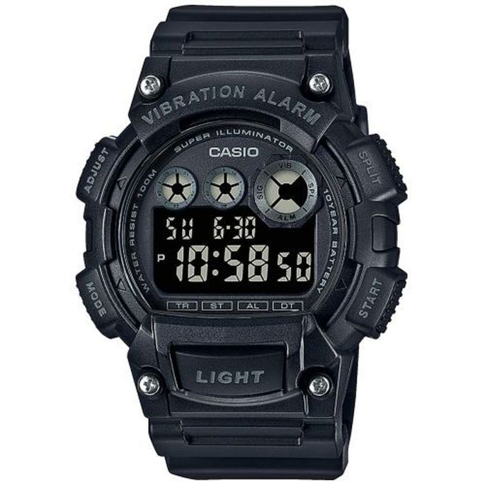 Reloj Hombre Casio W-735H-1BVEF Negro (Ø 47 mm) Reloj Hombre Casio W-735H-1BVEF Negro (Ø 47 mm)
