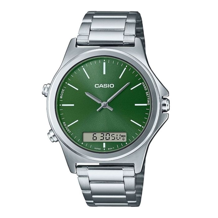 Reloj Hombre Casio COLLECTION Verde Plateado (Ø 41,5 mm)