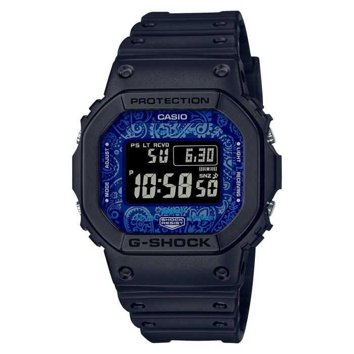 Reloj Hombre Casio G-Shock GW-B5600BP-1ER COLLECTION BLUE PAISLEY SERIE ***SPECIAL PRICE*** Negro Azul