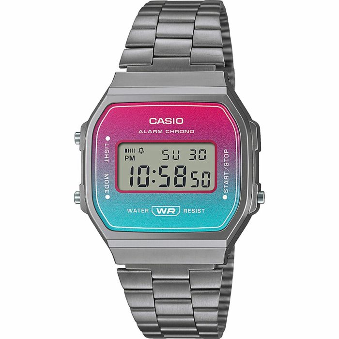 Reloj Unisex Casio ICONIC - RETRO VAPORTHEME SERIE Plateado (Ø 35 mm)