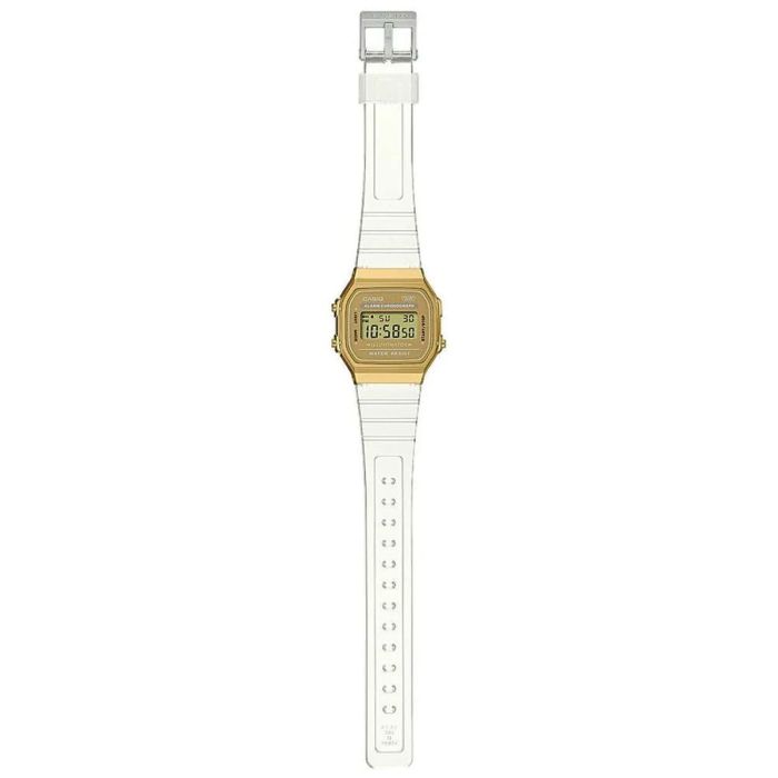 Reloj Unisex Casio VINTAGE COLLECTION - TRANSPARENT BAND - GOLD (Ø 36 mm) 2