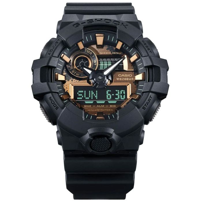 Reloj Hombre Casio G-Shock CLASSIC BLACK & RUST (Ø 53 mm) 