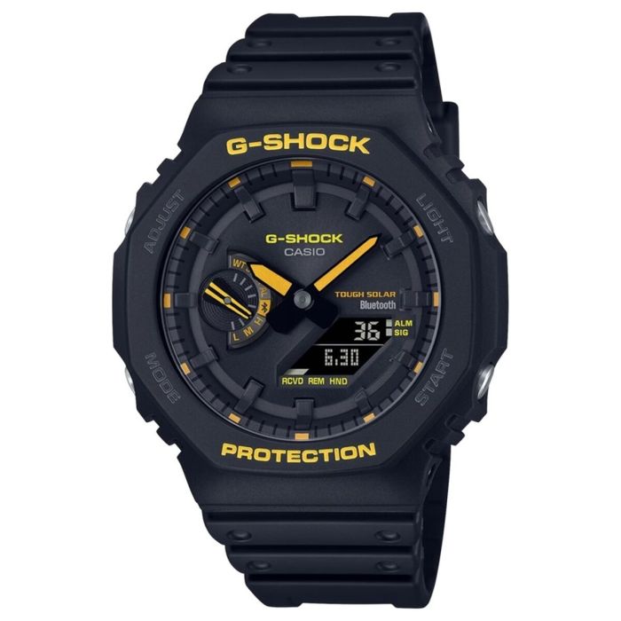 Reloj Hombre Casio G-Shock OAK EVOLUTION - CAUTION YELLOW SERIE Negro (Ø 44,5 mm)