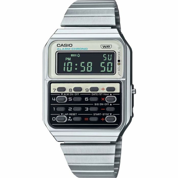 Reloj Hombre Casio CA-500WE-7BEF Plateado (Ø 34 mm)