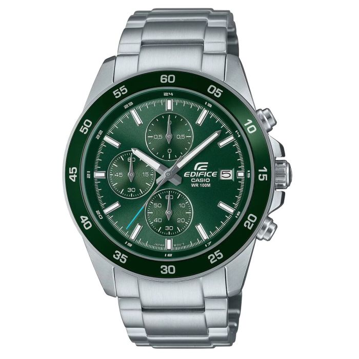 Reloj Hombre Casio EFR-526D-3AVUEF Verde Plateado