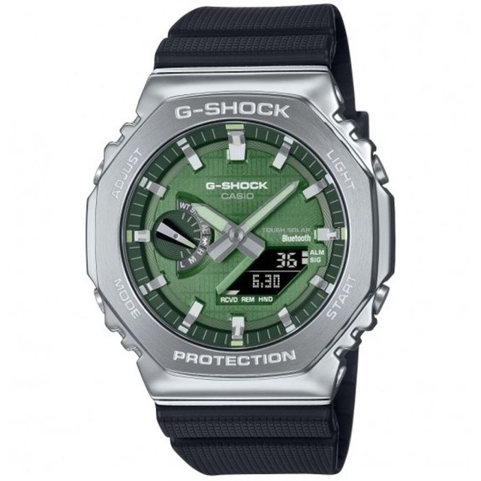 Reloj Hombre Casio G-Shock GBM-2100A-1A3ER Negro Verde (Ø 44,5 mm)