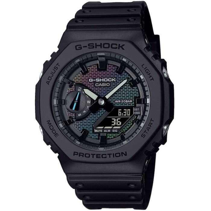 Reloj Hombre Casio G-Shock OAK - RAINBOW BRICK WALL SERIE Negro