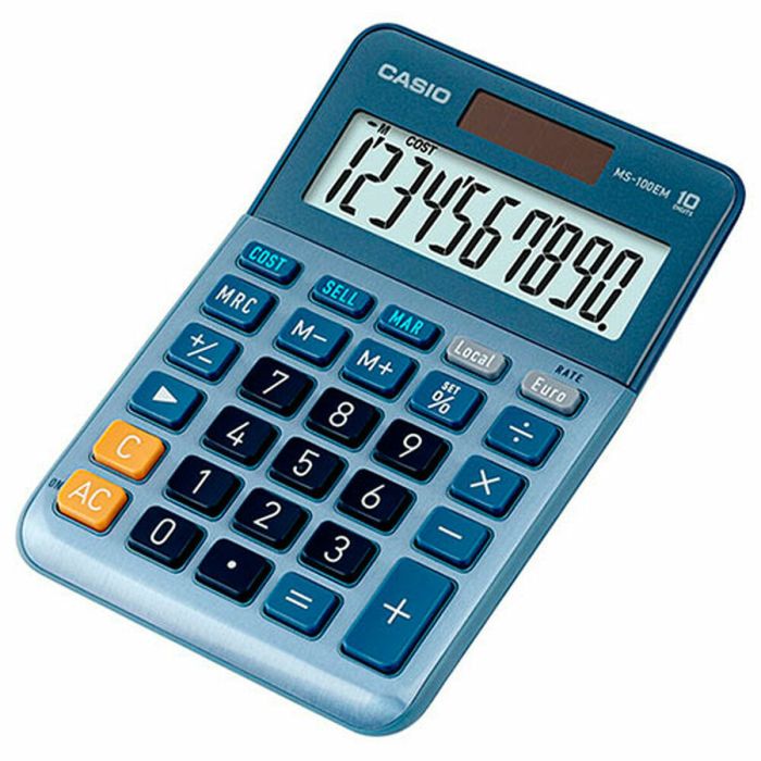 Calculadora de Sobremesa de 10 Dígitos Casio MS-100EM