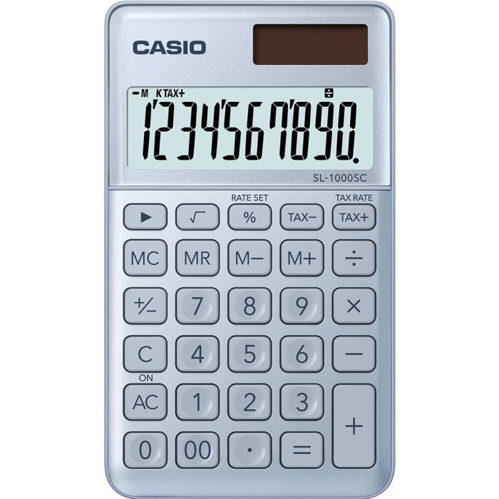 Calculadora Casio SL-1000SC Negro Metal