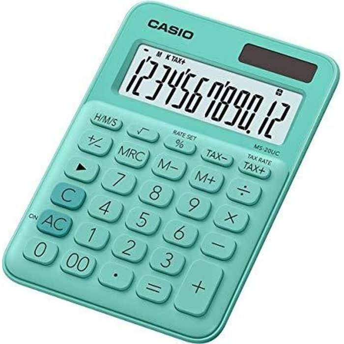 Calculadora Casio MS-20UC-GN Verde Plástico 1