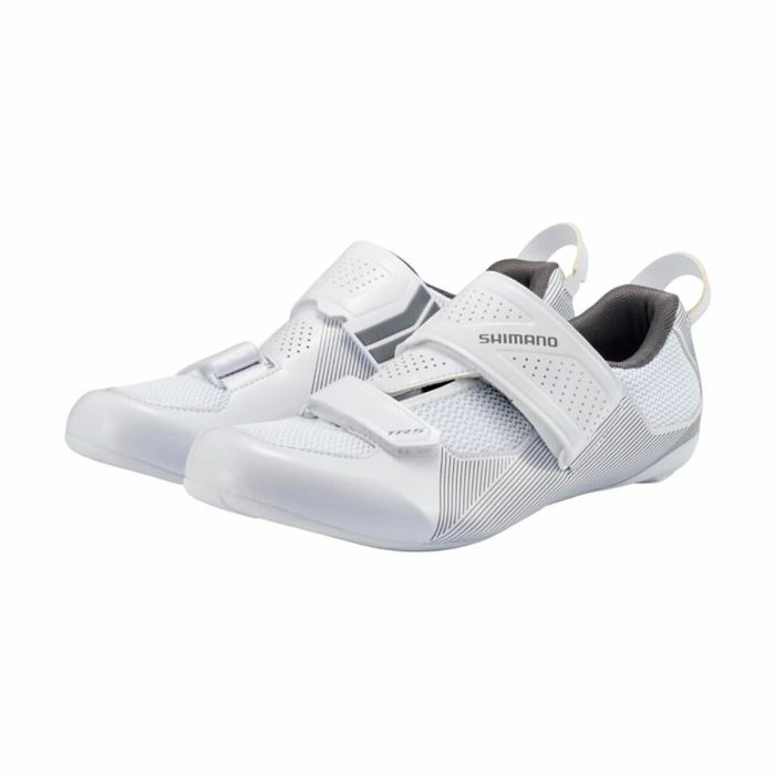 Zapatillas de ciclismo Shimano Tri TR501 Blanco/Gris Blanco 1