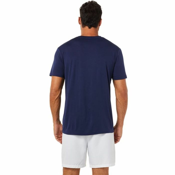 Camiseta de Manga Corta Hombre Asics Court Azul 5